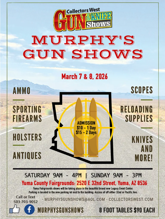 Murphy’s Yuma Gun Show Flyer